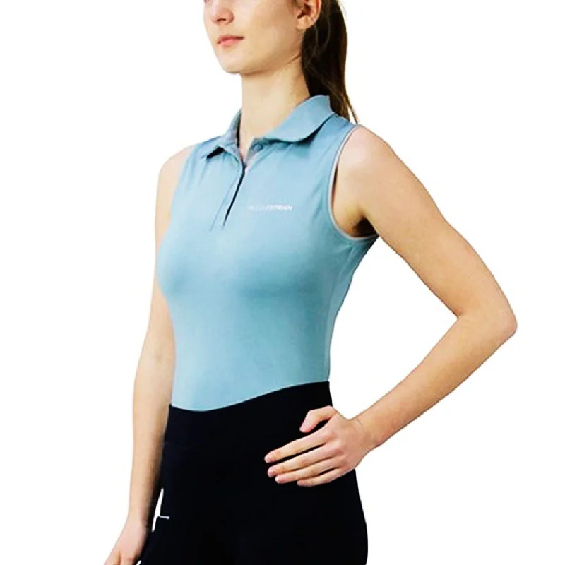 Hy Equestrian Synergy Ladies Sleeveless Polo Shirt Layered Multi-layer Single Layer