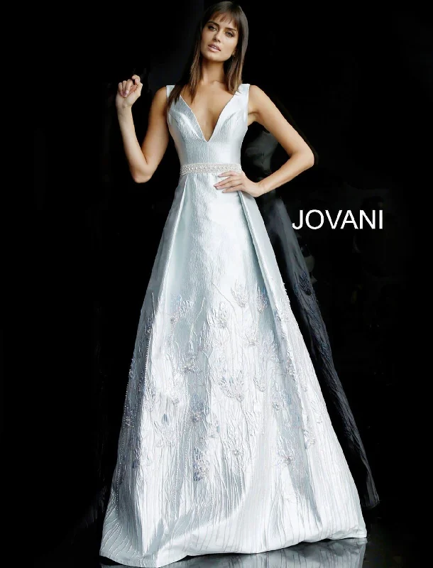 Jovani 62767 Formal Long Prom Dress Tropical Floral Print