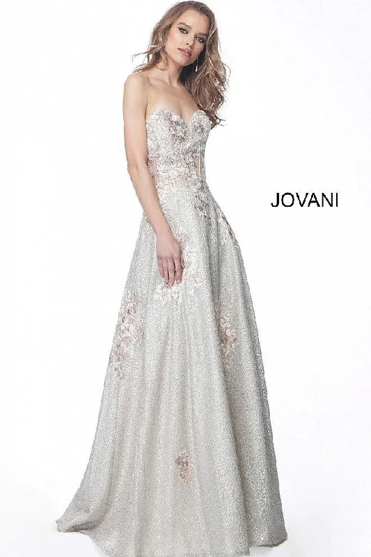 Jovani 54803 Long Formal Dress Prom Casual Floral Design