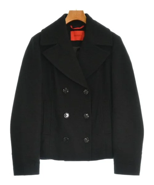 MAX&CO. Pea Coats Hook-and-Loop Buckled Tied