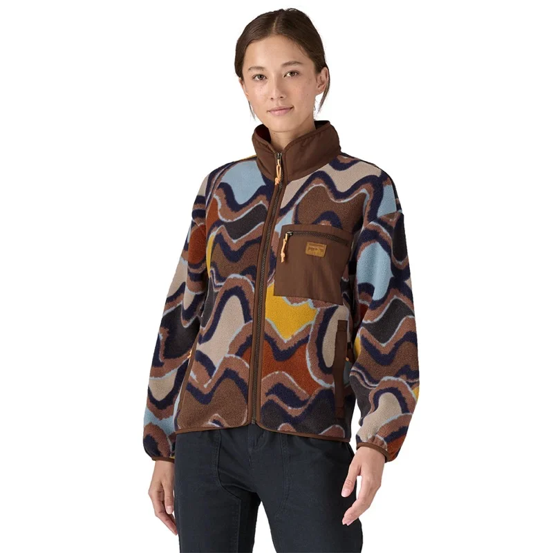 Patagonia 22955 W's Synchilla Fleece Jacket Wool Cashmere Tweed