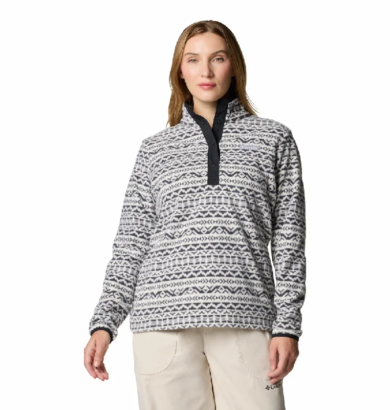 Columbia Benton Springs Printed Snap Pullover - Womens Warm Hooded Poncho