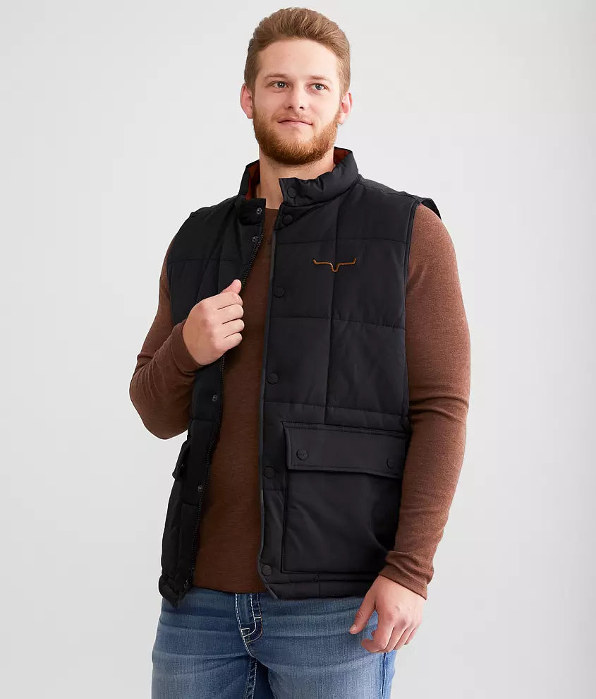 Kimes Ranch Dakota Puffer Vest Lightweight Windbreaker