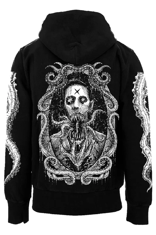 H.P. Lovecraft Hoodie [Zipper or Pullover] Ultra-Soft Sherpa Vest