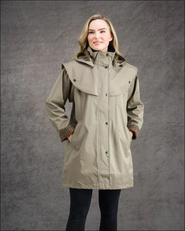 Jack Murphy Cotswold Jacket - Chincilla Boat Neck Jacket Square Neck Jacket One-Shoulder Jacket