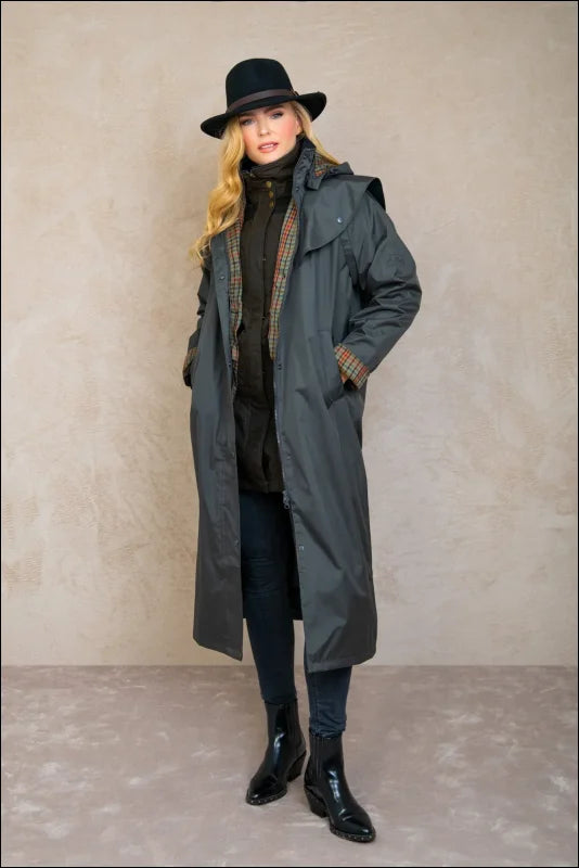 Jack Murphy Malvern Coat - Olive Tailored Straight A-Line