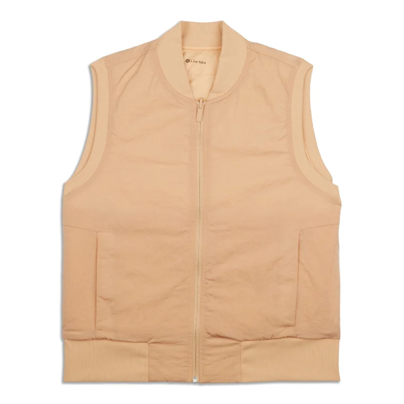 Non-Stop Bomber Vest Ultra-Soft Sherpa Vest