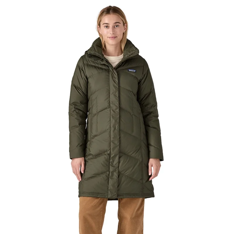 Patagonia 28442 W's Down With it Parka Asymmetrical Diagonal princess