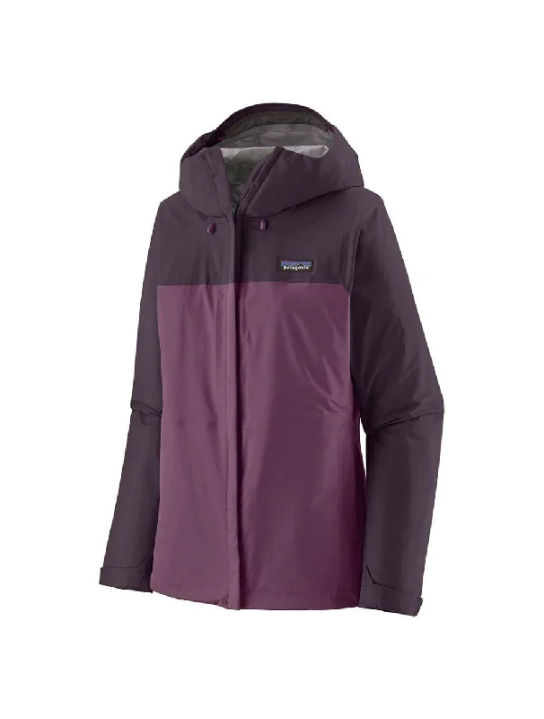 Patagonia Torrentshell 3L Rain Jacket Night Plum Satin Fabric Silk Fabric Chiffon Fabric