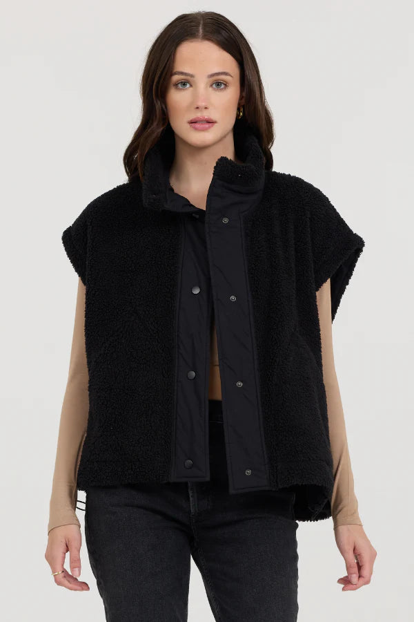 sherpa zip vest Toggle Coat Shawl Collar Coat Notch Collar Coat