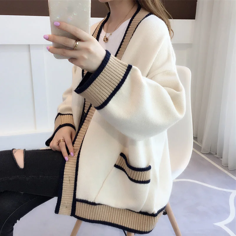 Women's Tops Sweaters Knitwear Loose Jackets Luxe Faux Fur Coat