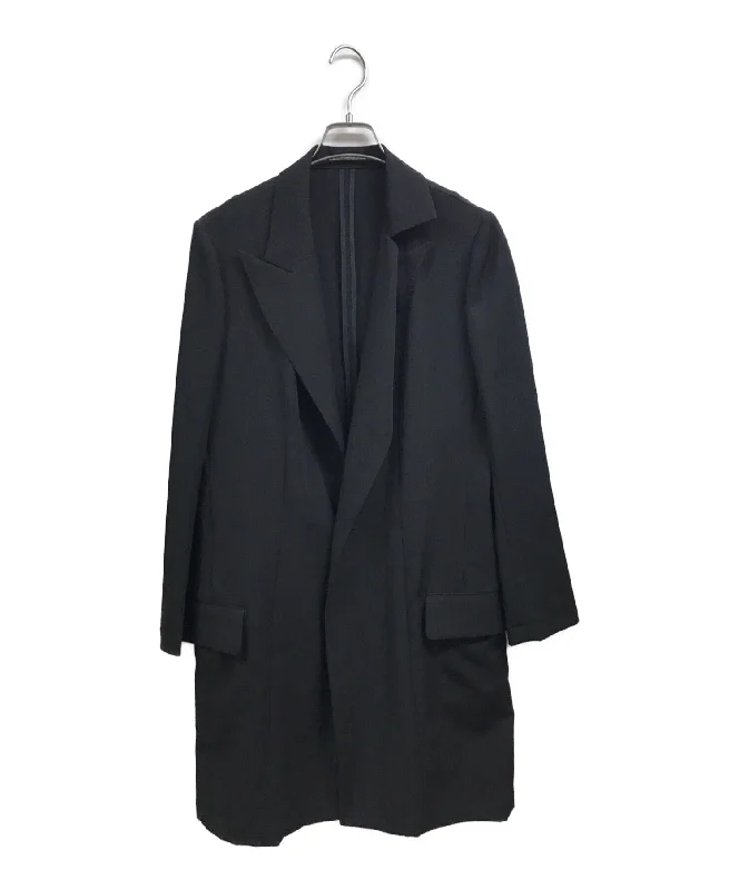 [Pre-owned] Yohji Yamamoto FEMME 19SS Peaked Lapel Jacket FH-J06-100 Zip Front Button Front Snap Front