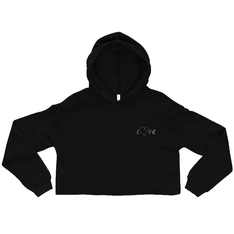 CKL Love Crop Hoodie Hoodie with Magnetic Closure Innovative Modern