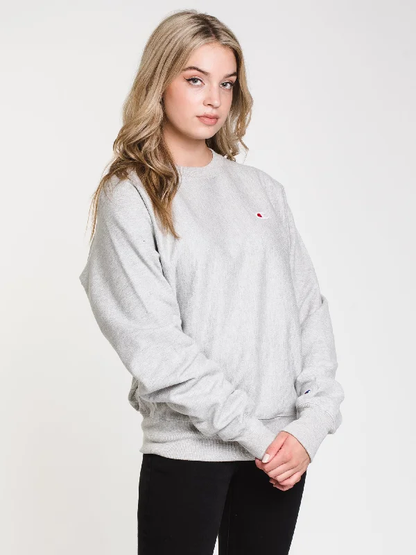 CHAMPION BOYFRIEND REVERSE WEAVE CREWNECK SWEATER - CLEARANCE Hoodie with Velcro Closure Adjustable Secure