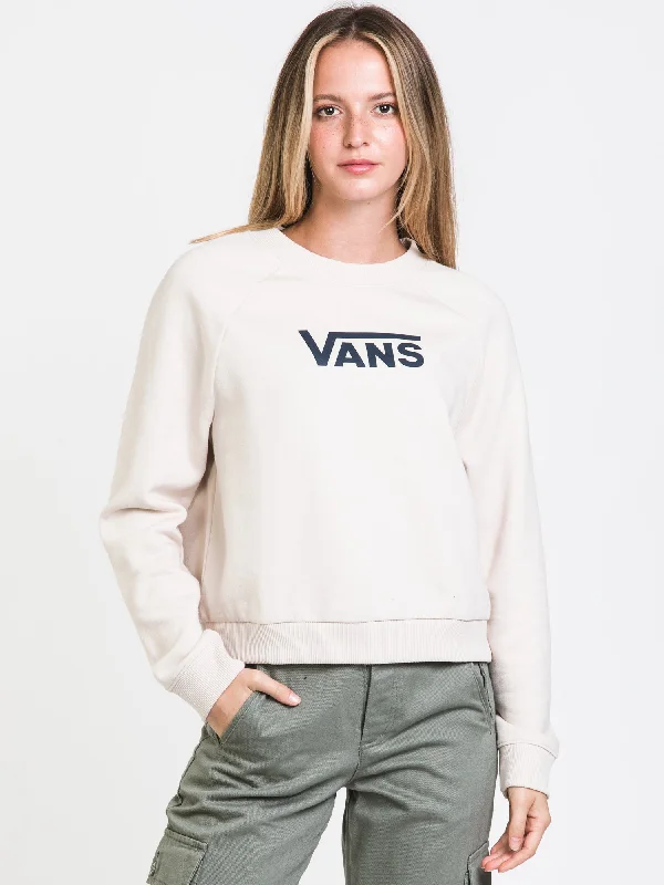 VANS FLYING V BOXY CREW PULLOVER - CLEARANCE Hoodie with Embroidery Detailed Premium