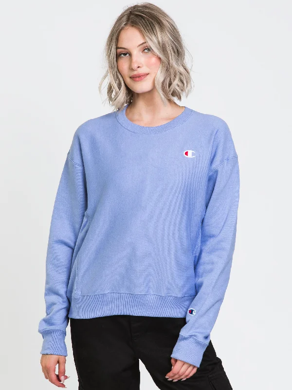 CHAMPION REVERSE WEAVE 'C' CREW  - CLEARANCE Hoodie with Bell Sleeves Flared Feminine