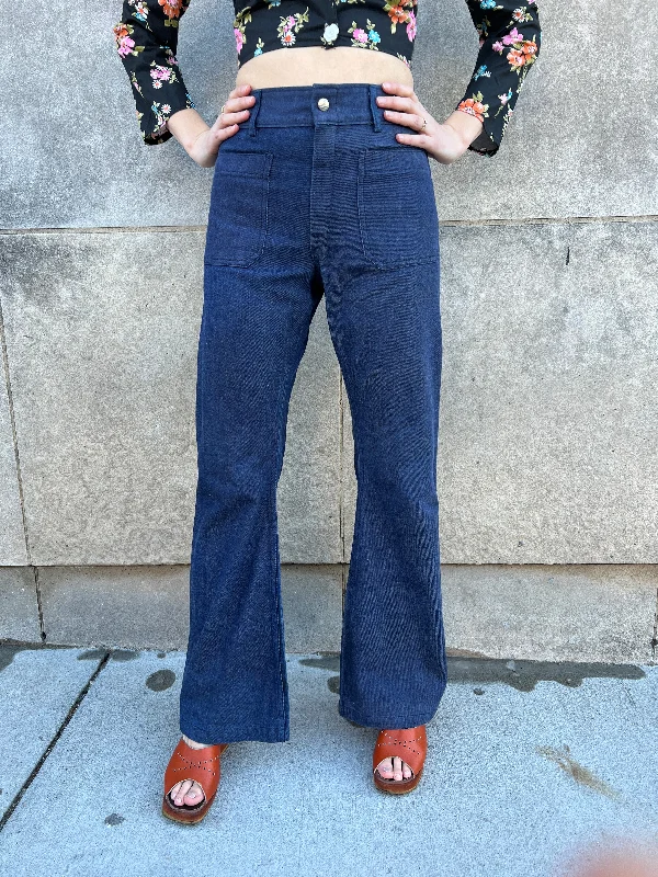 70s Bell Bottom Denim Jeans, Sea Farer Dungaree Soft Cotton Sleep Shorts