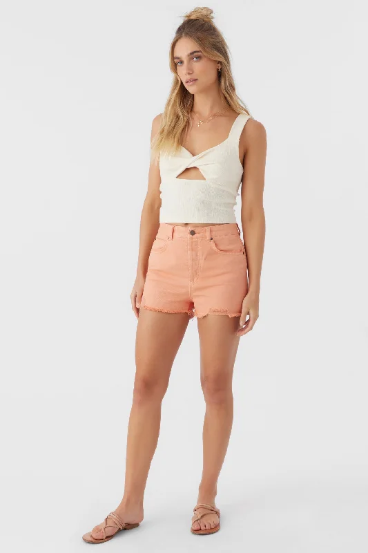 ANISA DENIM SHORT Sporty Mesh Shorts