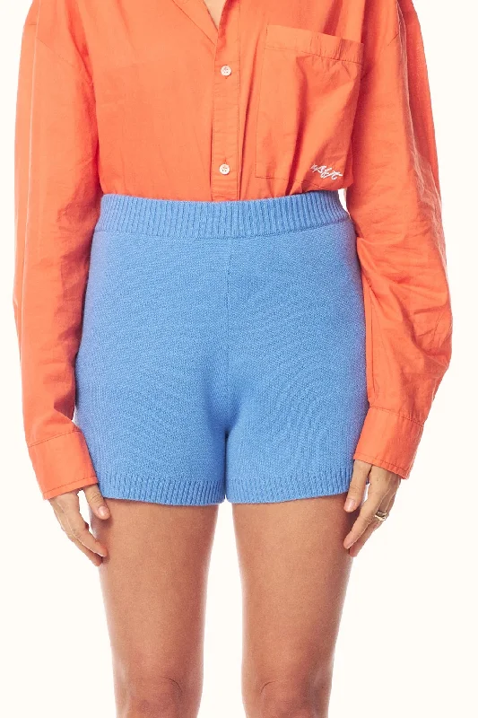 MISFIT DE MUUD KNITTED SHORT - POWDER BLUE Everyday Basic Shorts