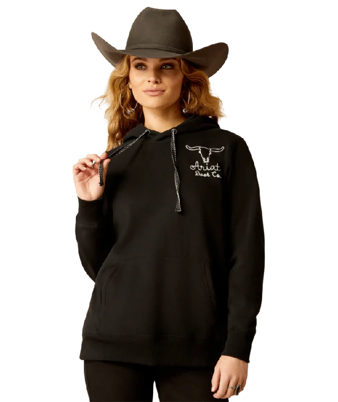 Ariat Women's Steer Stitched Hoodie Women's Luxurious Jacket