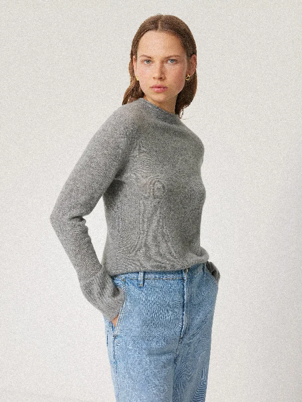 Cloud Cashmere Eldon Jumper | Grey Casual Winter Knit