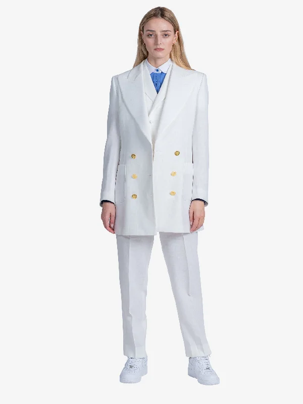 Alexander Grain Poudre Blanche Suit Women's Patchwork Suit