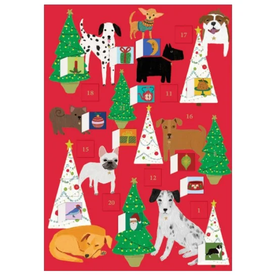 Precious Pooches Advent Calendar Card Simple Timeless Sweater