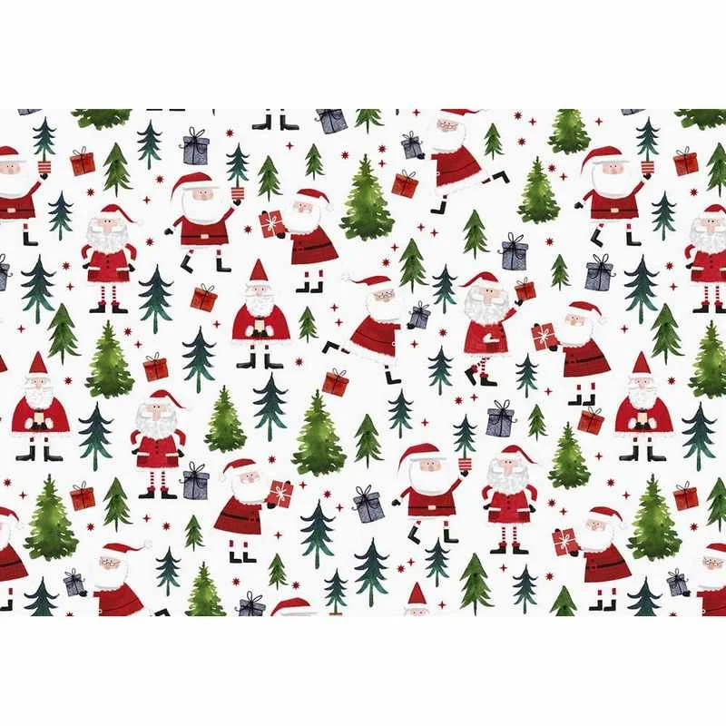 Santa & Tree Gift Wrap Cozy Oversized Knit